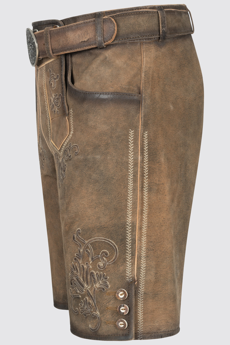Lederhose Bentje met riem