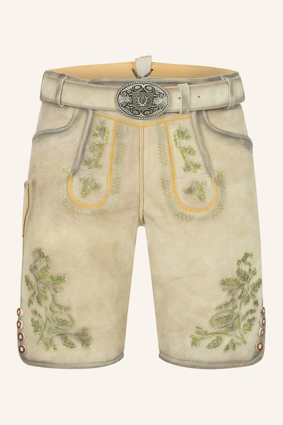 Lederhose Arlo met riem