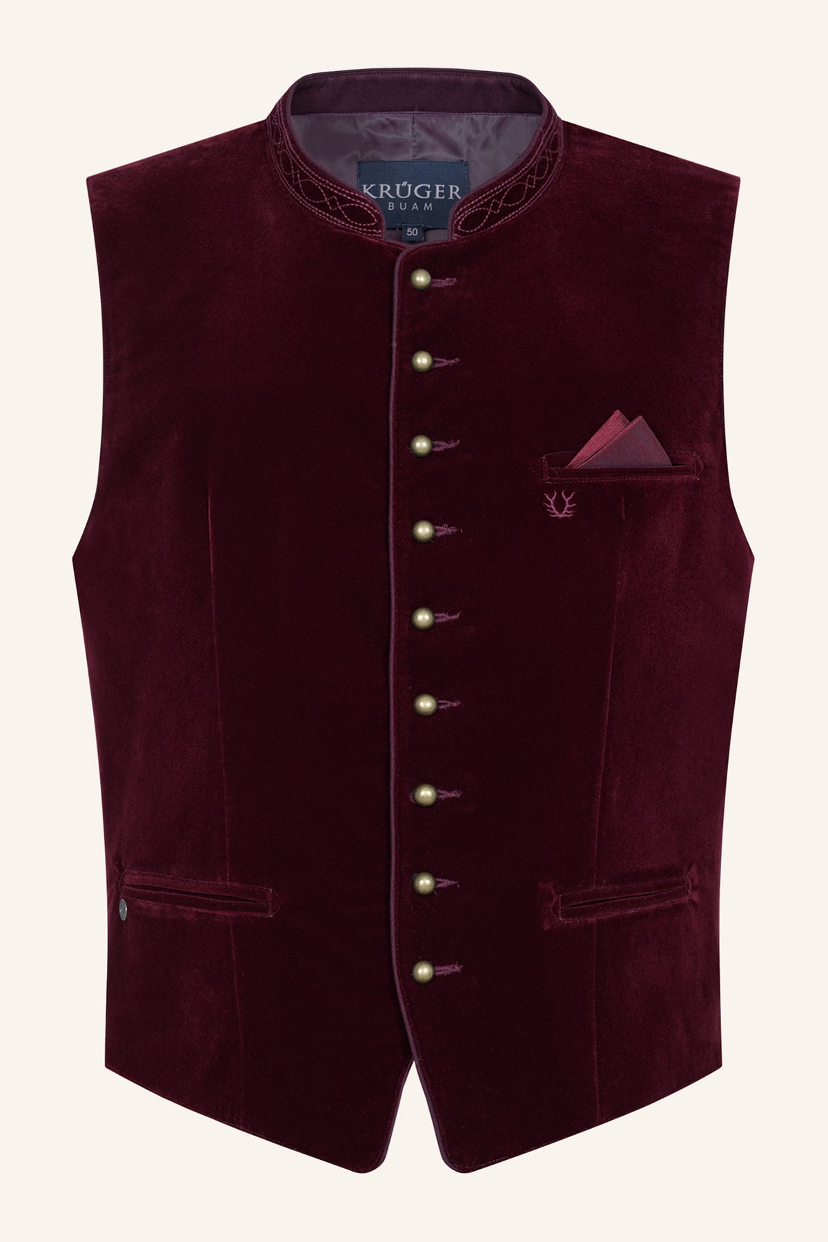 Trachten vest Velvet Glen
