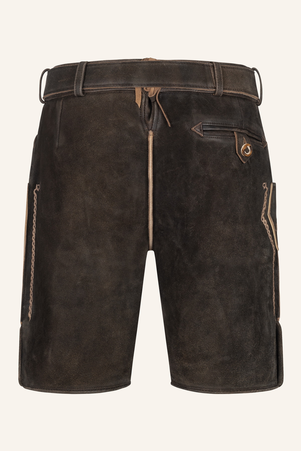 Lederhose Orlando met riem
