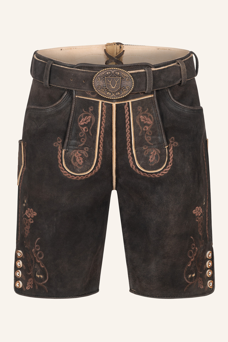 Lederhose Terence met riem