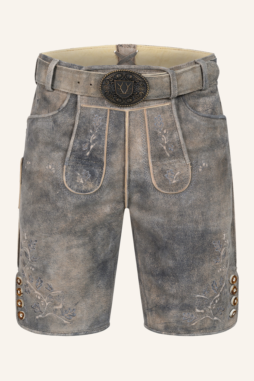 Lederhose Berno met riem
