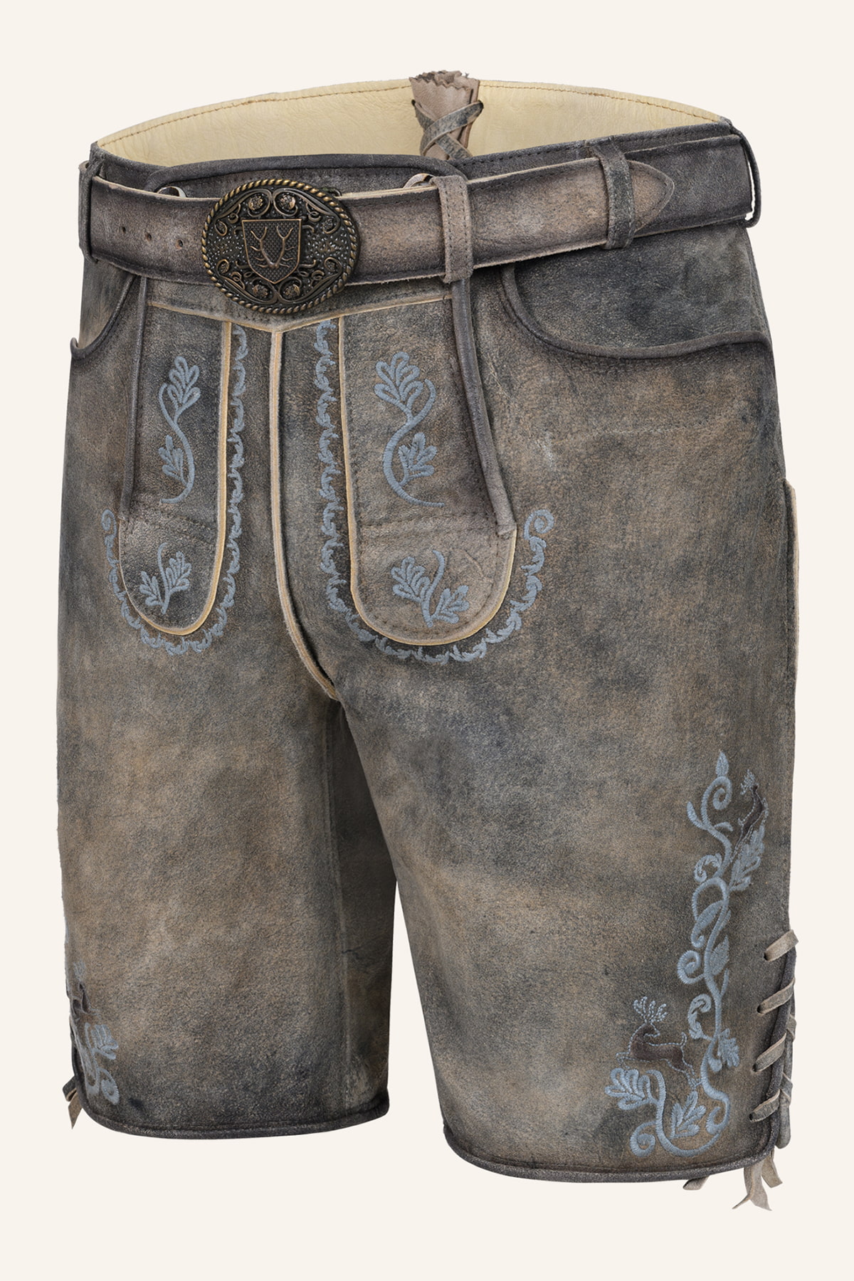 Lederhose Melo met riem