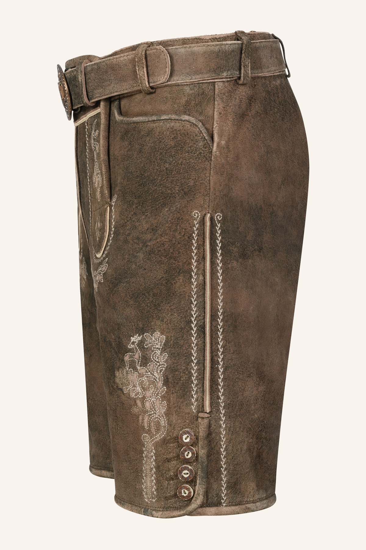 Lederhose Josha met riem