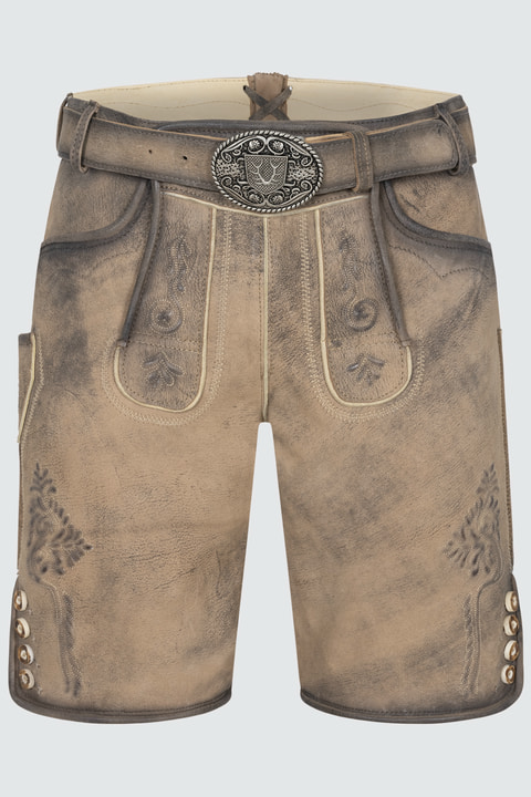 Lederhose Lucian met riem
