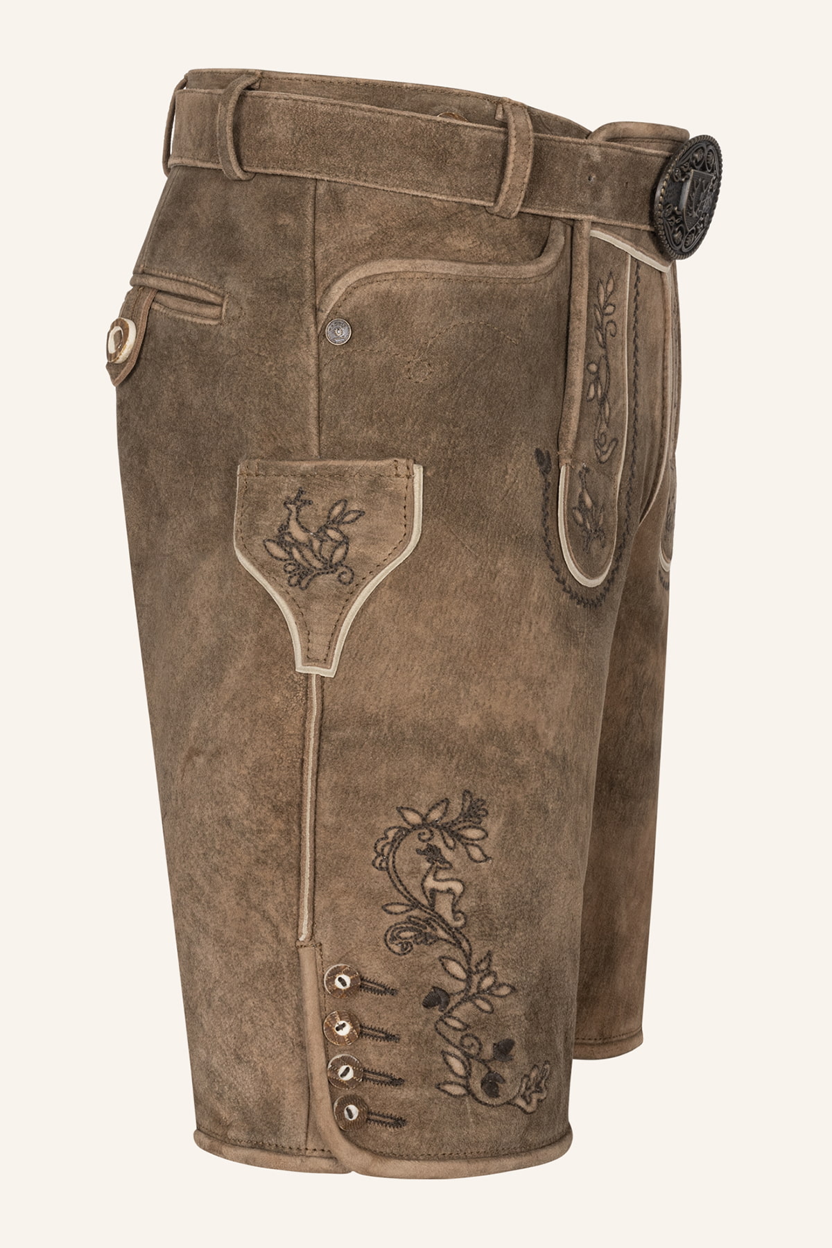 Lederhose Corentin met riem