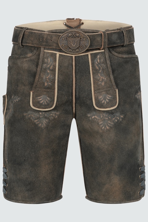 Lederhose Curtis met riem