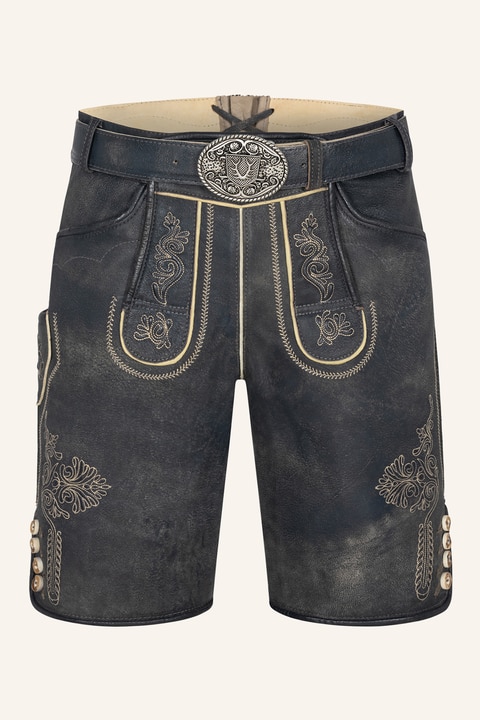 Lederhose Austin met riem