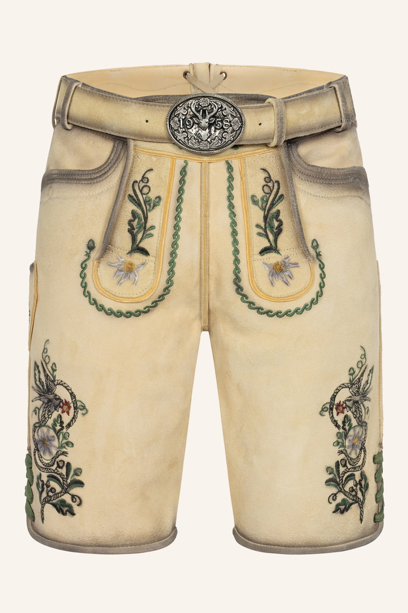 Lederhose Darian met riem