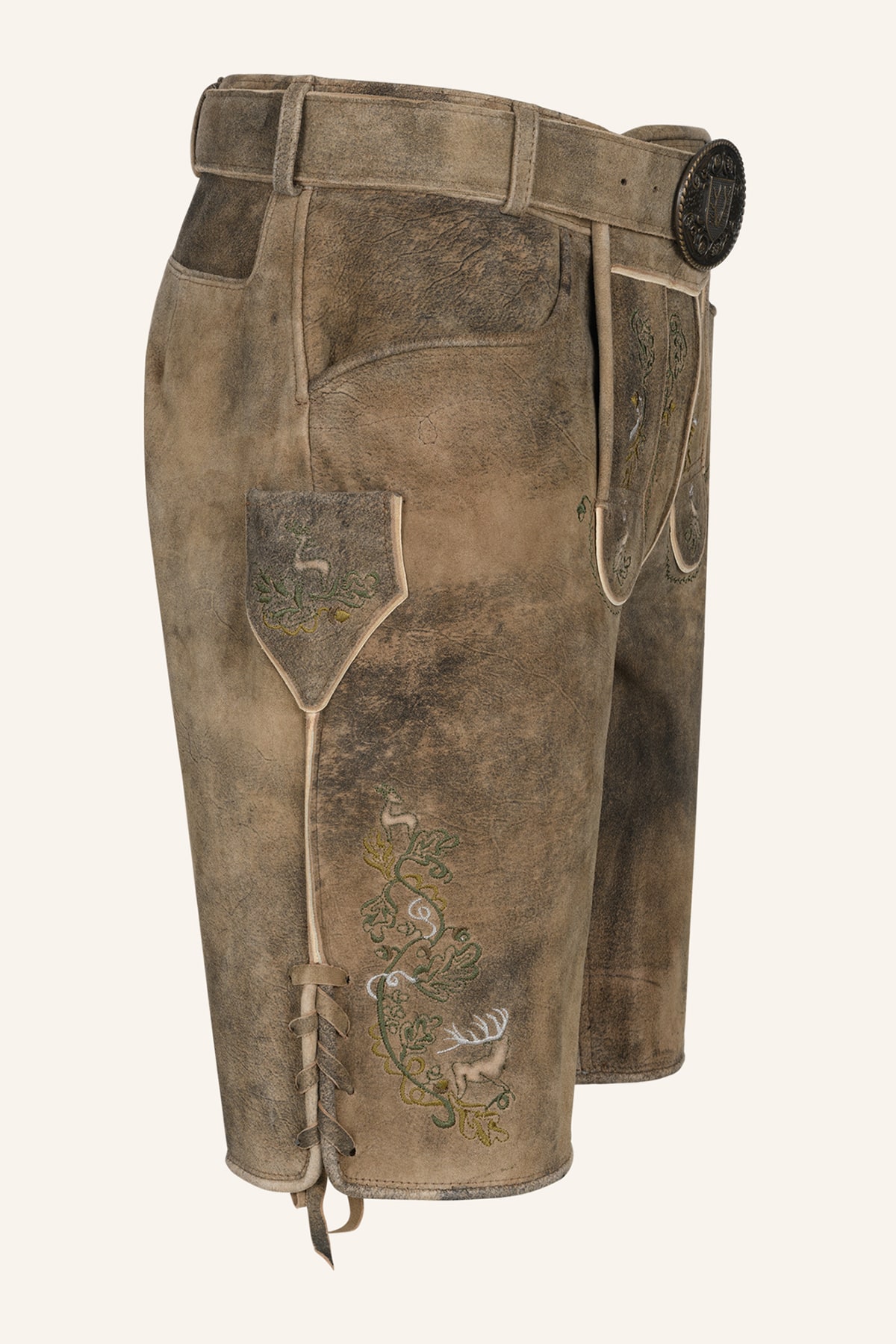 Lederhose Micah met riem