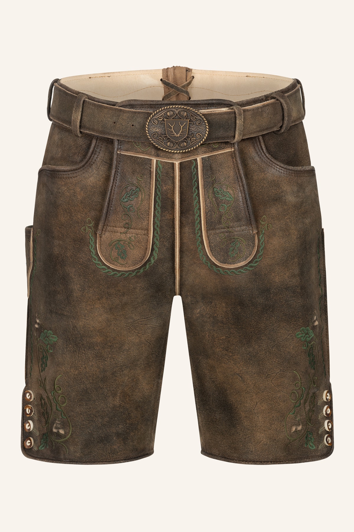 Lederhose Tarius met riem