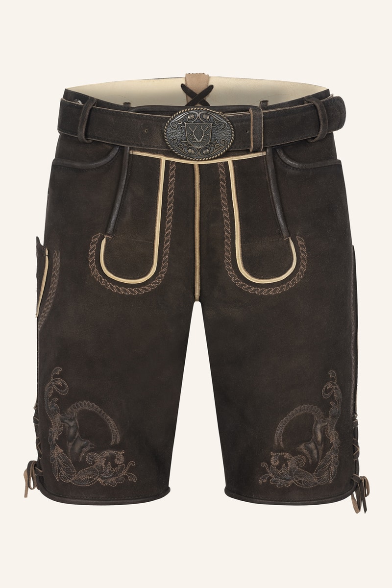 Lederhose Balian met riem
