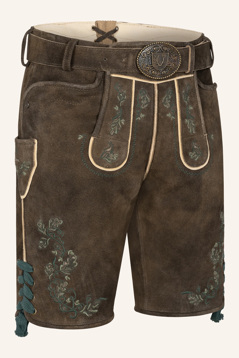 Lederhose Trever met riem
