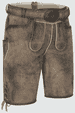 Lederhose Diran met riem