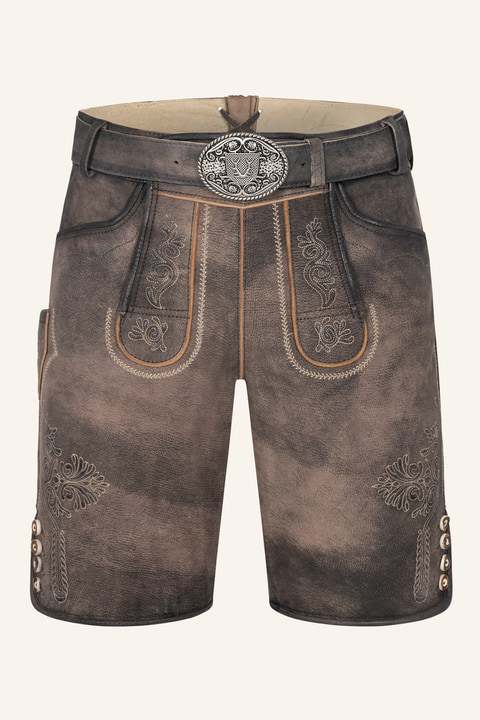 Lederhose Brody met riem