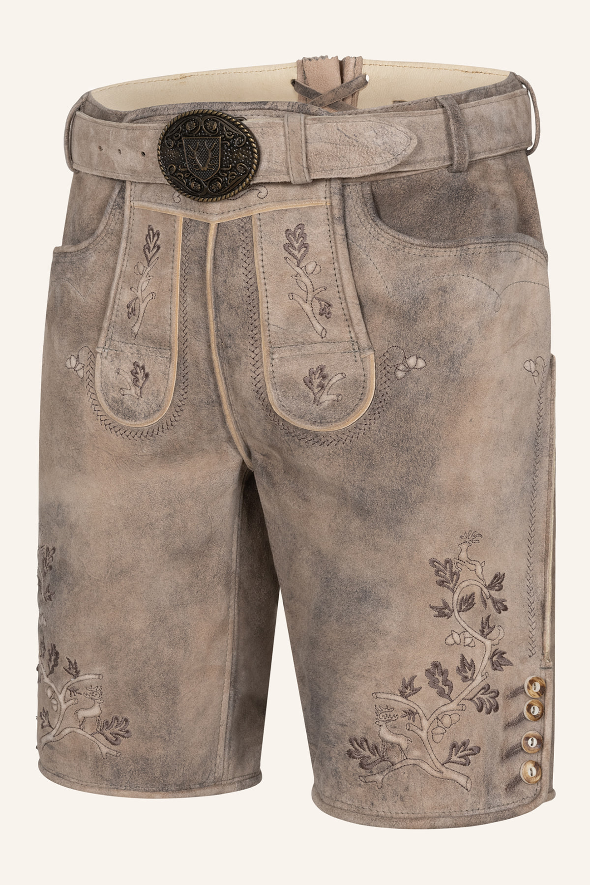 Lederhose Berno met riem