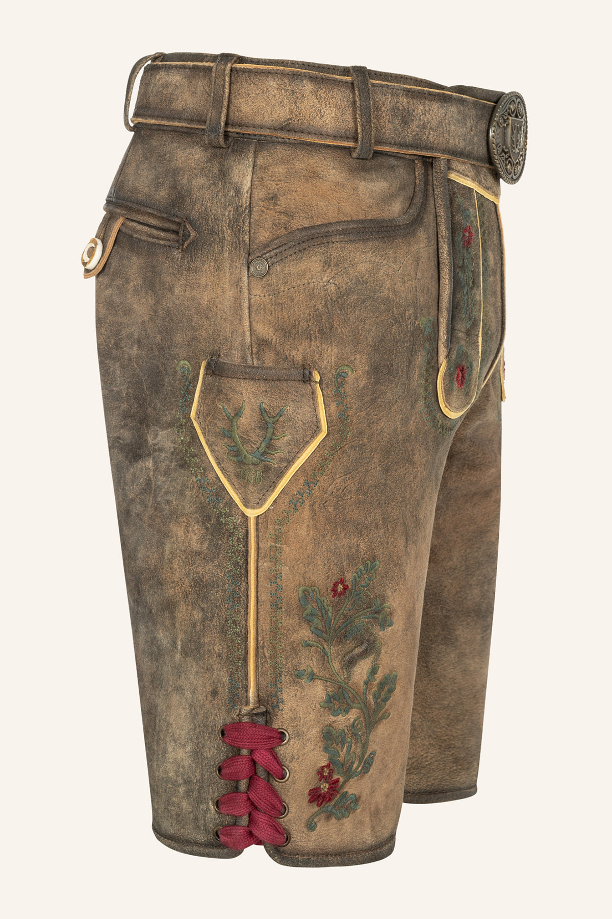 Lederhose Charlie met riem