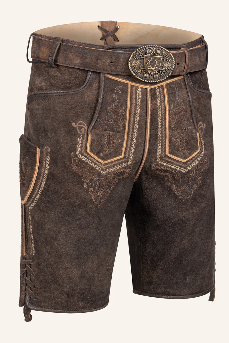 Lederhose Roger met riem