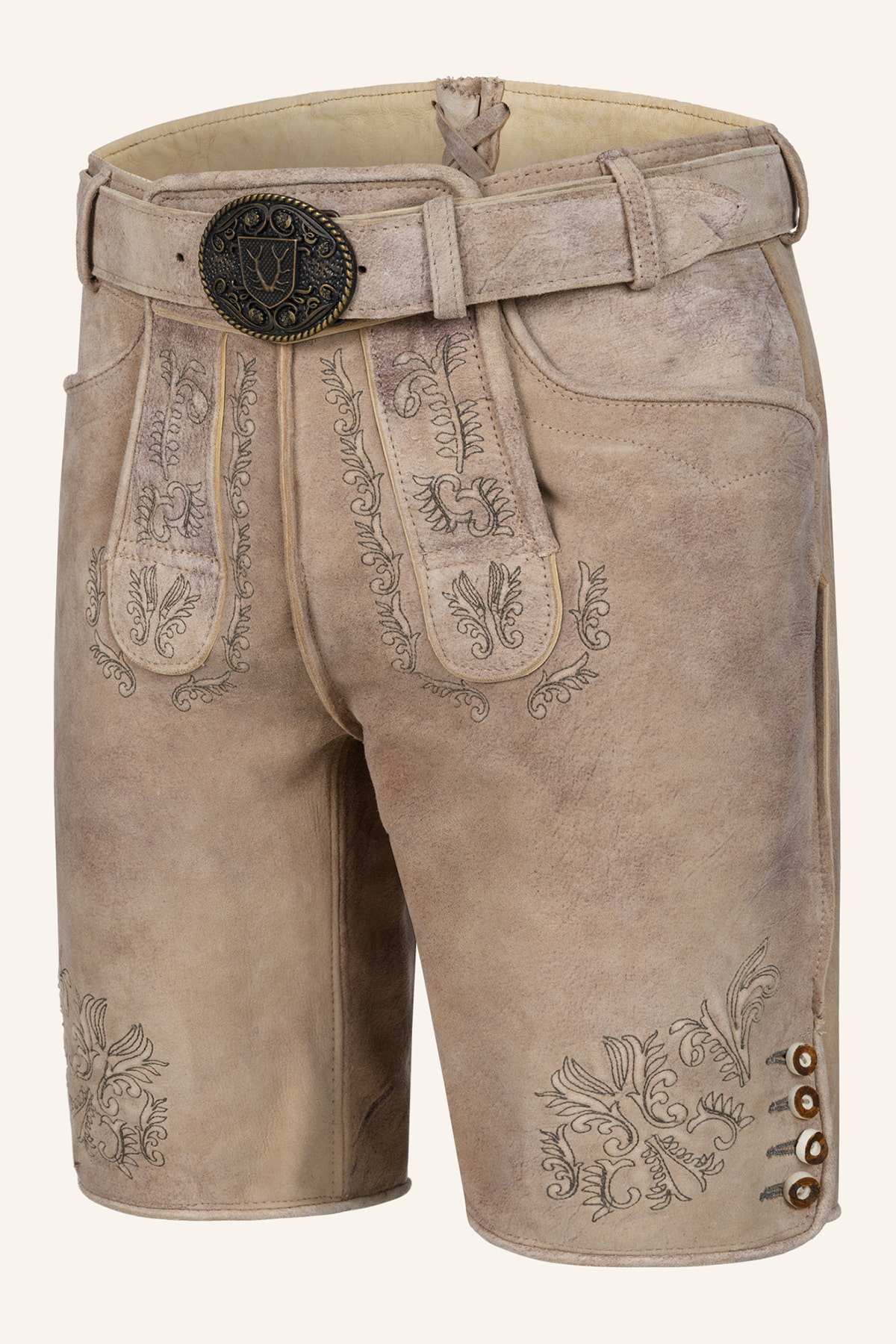 Lederhose Patrizio met riem