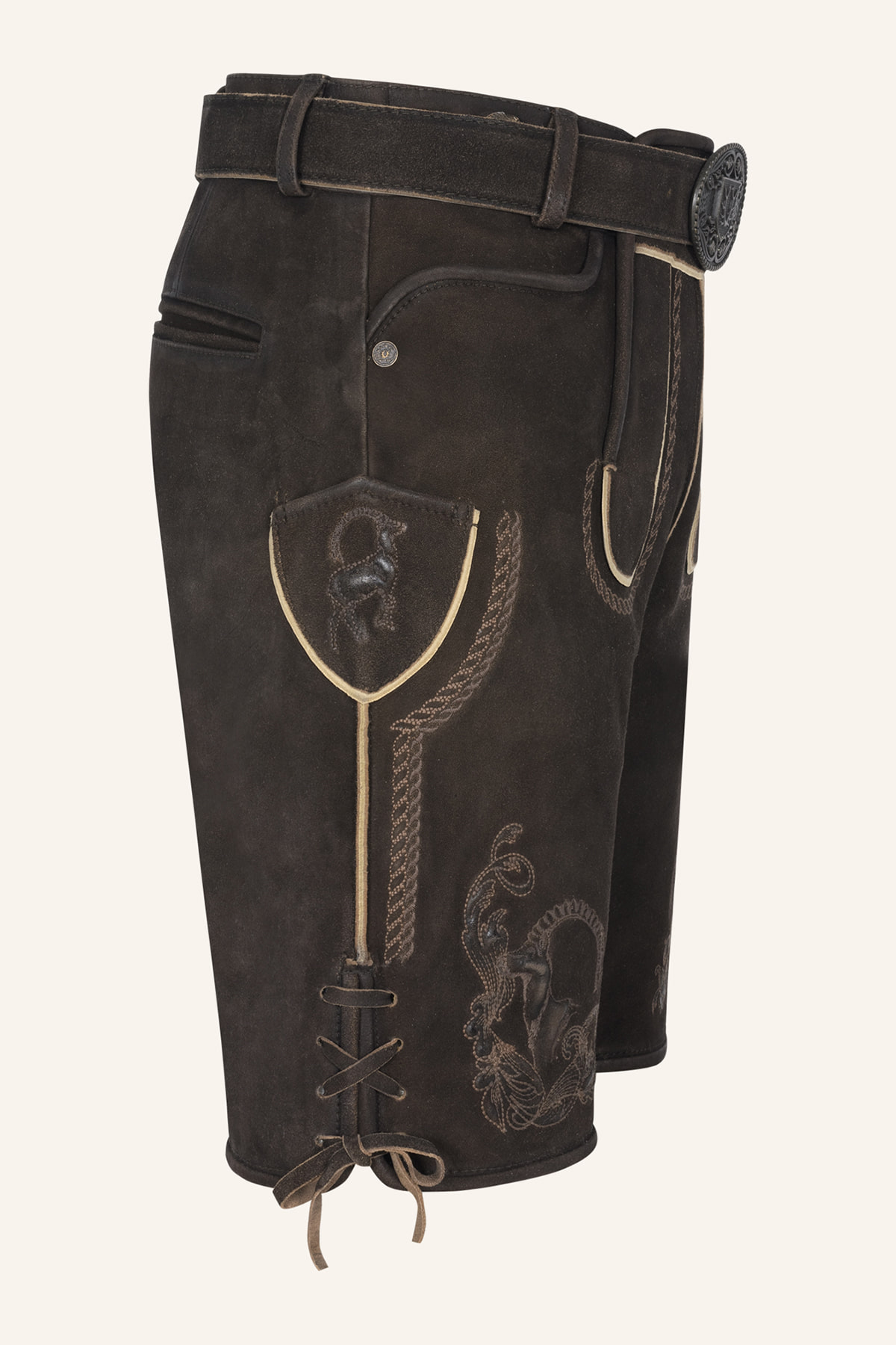 Lederhose Balian met riem