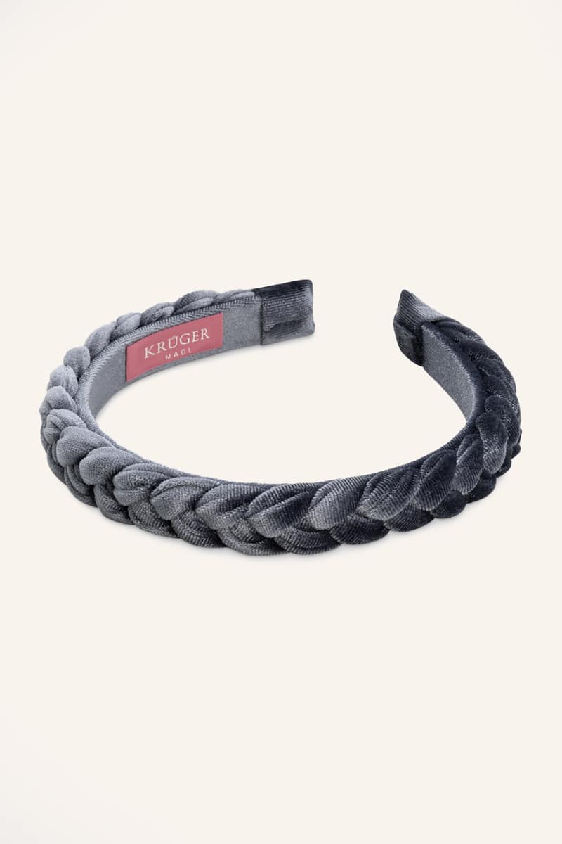 Smalle fluwelen haarband