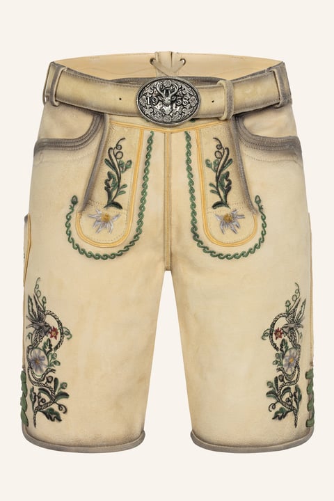 Lederhose Darian met riem