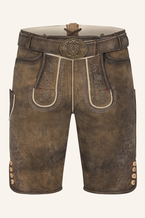 Lederhose Dante met riem