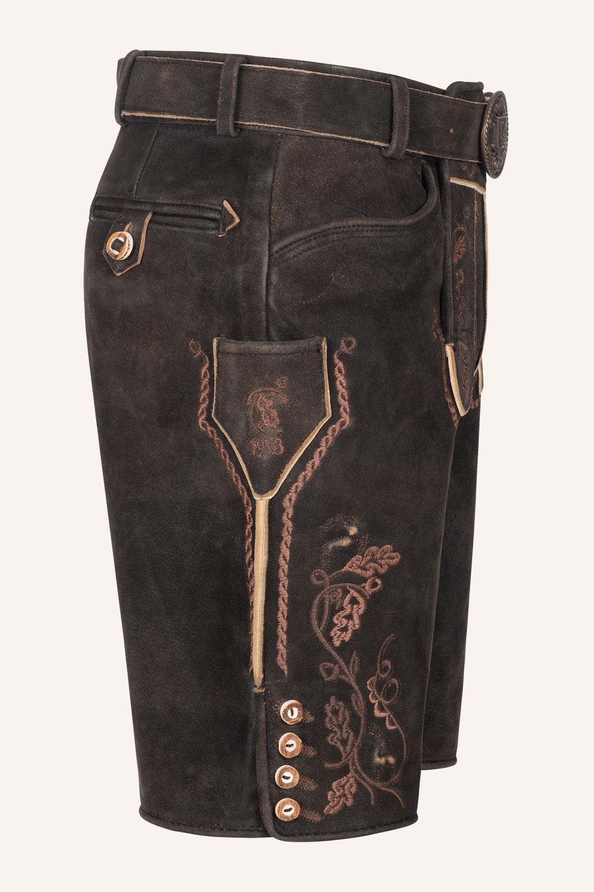 Lederhose Terence met riem
