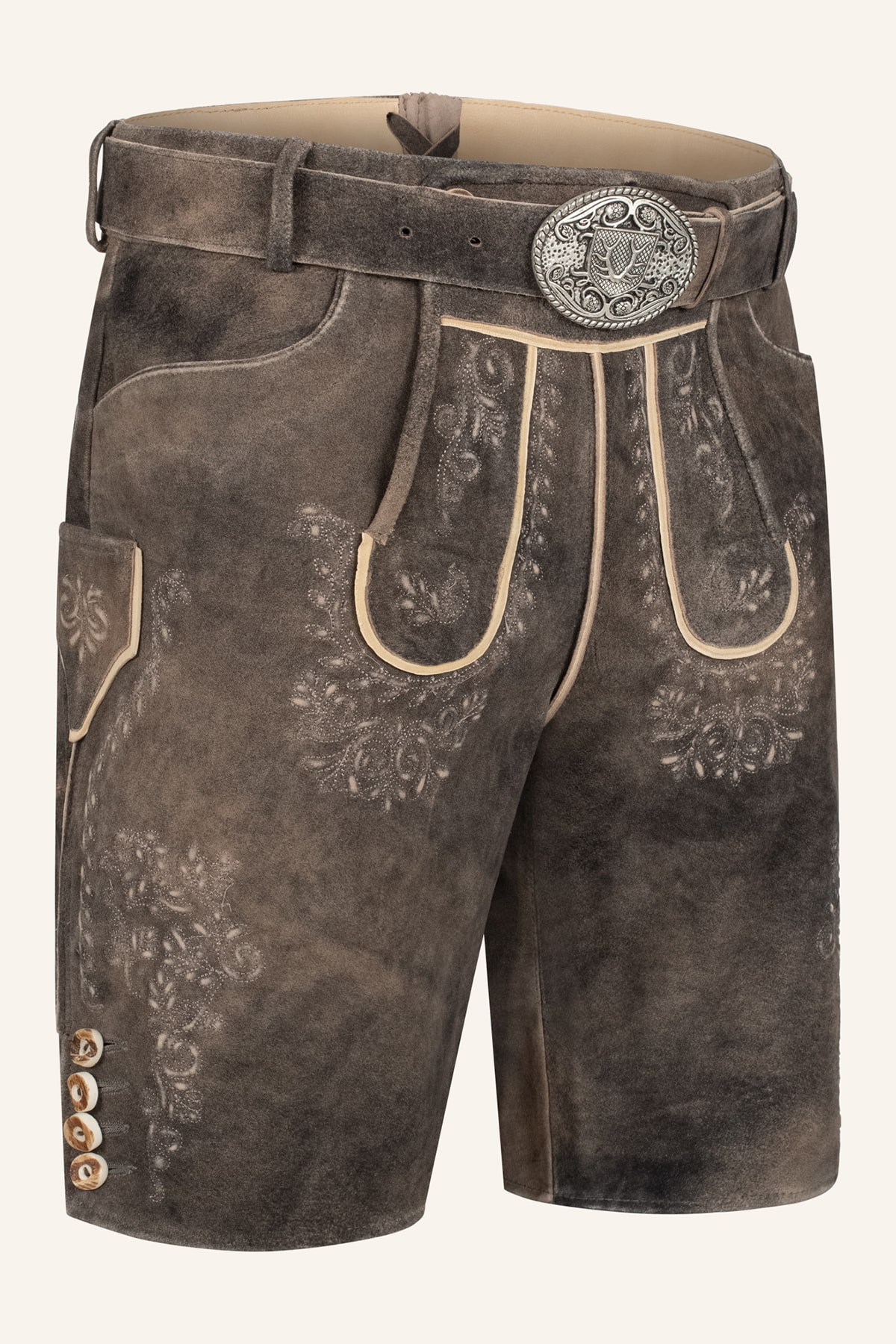 Lederhose Ron met riem