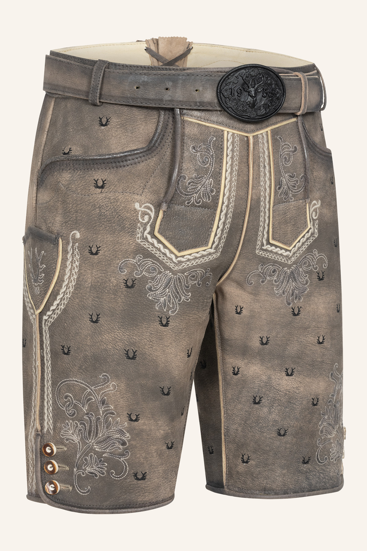 Lederhose Harvey met riem