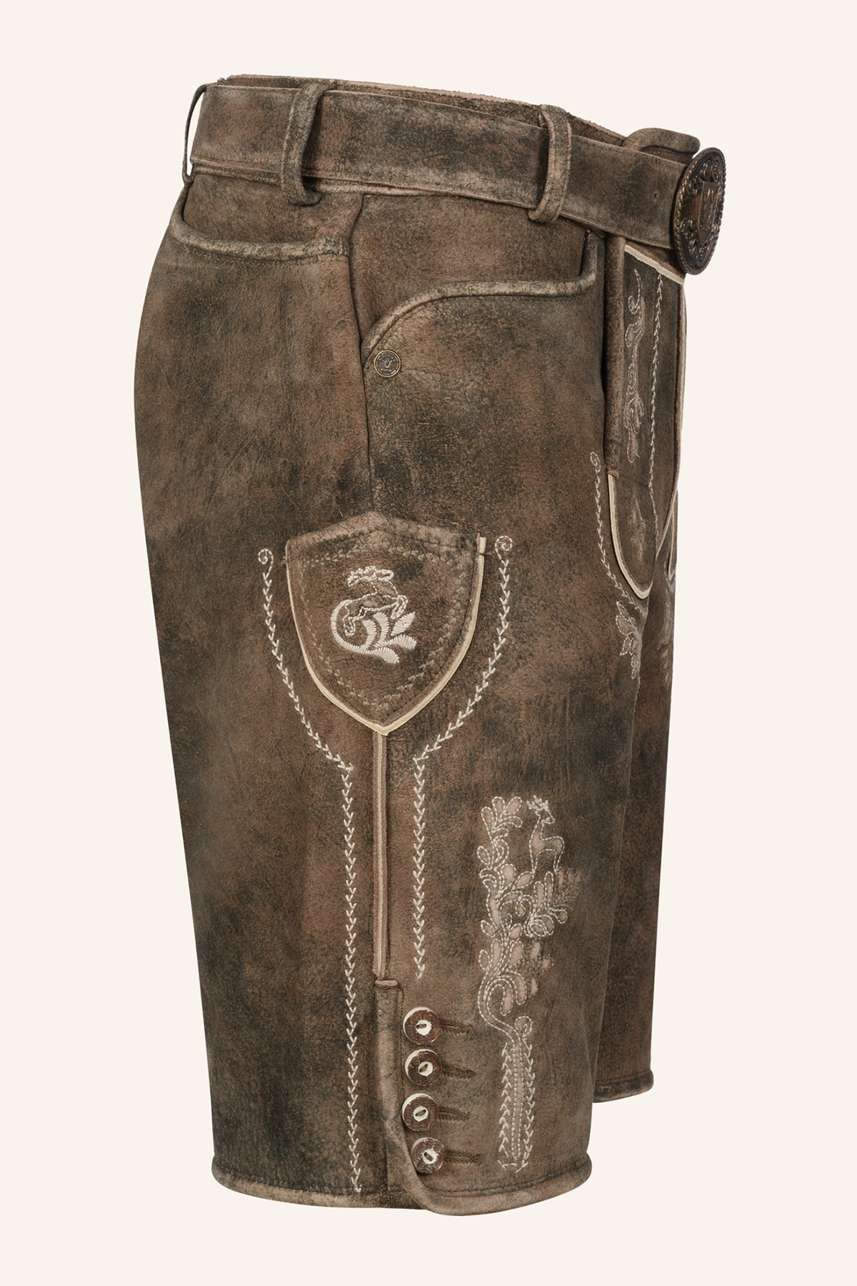 Lederhose Josha met riem