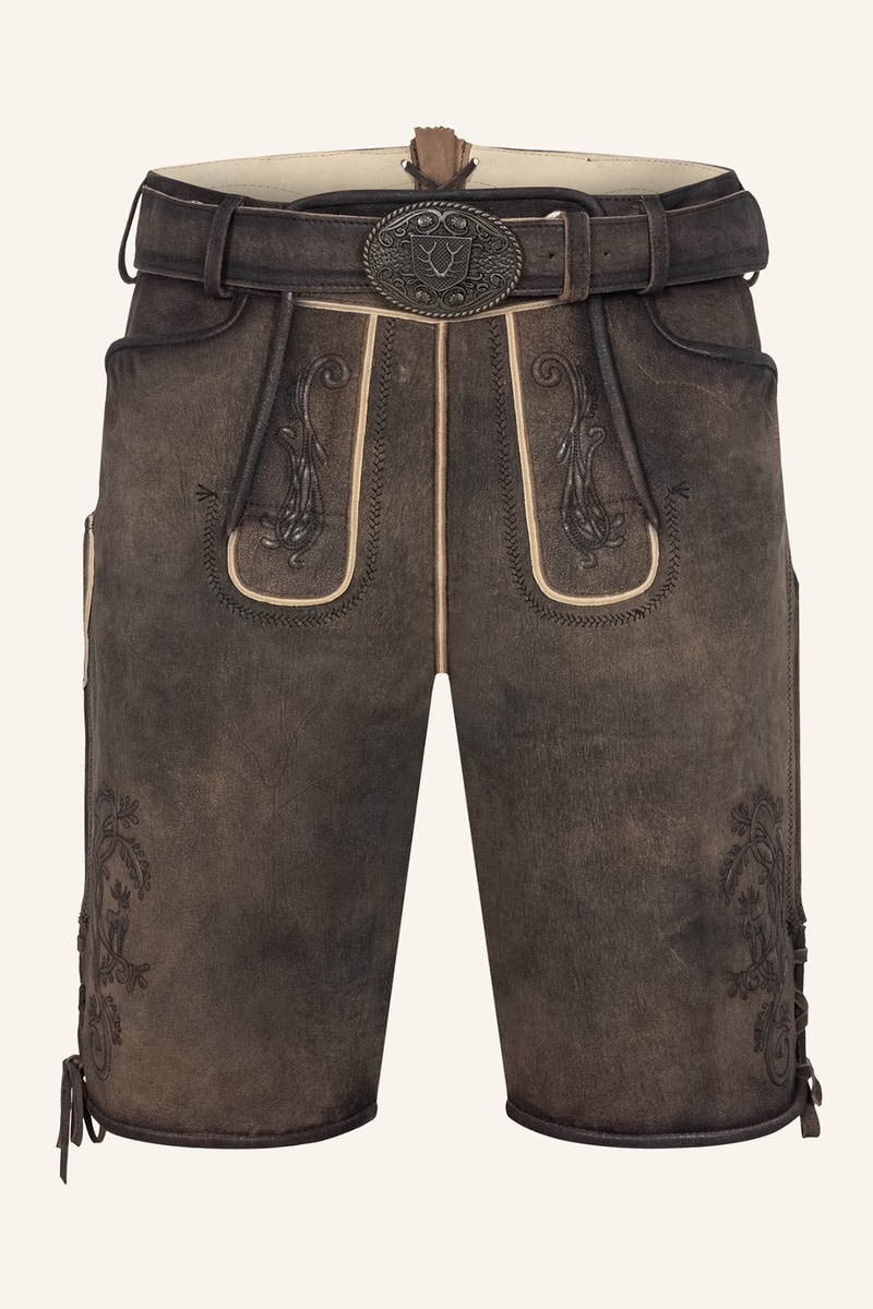 Lederhose Raul met riem