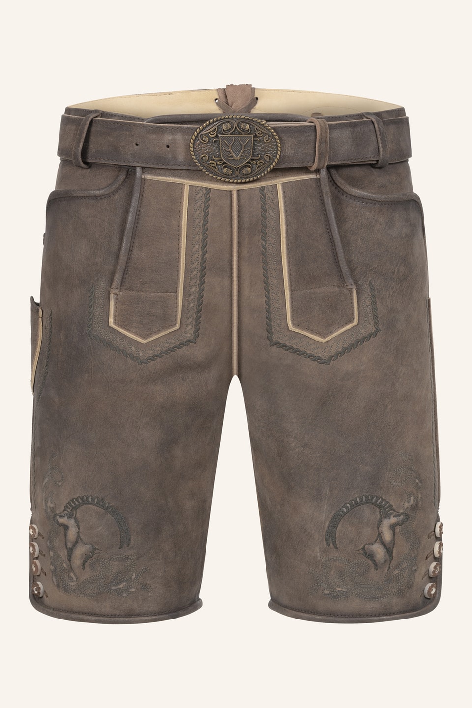 Lederhose Ilian met riem
