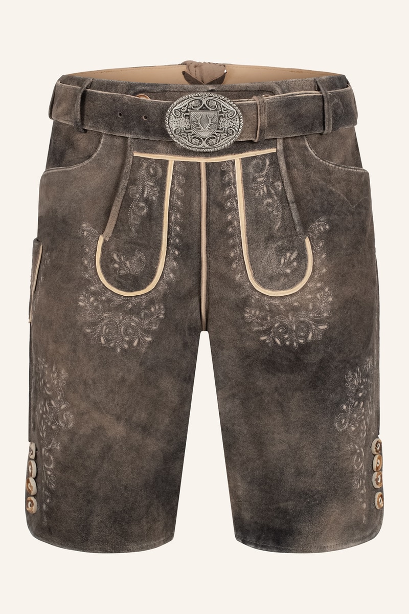 Lederhose Ron met riem