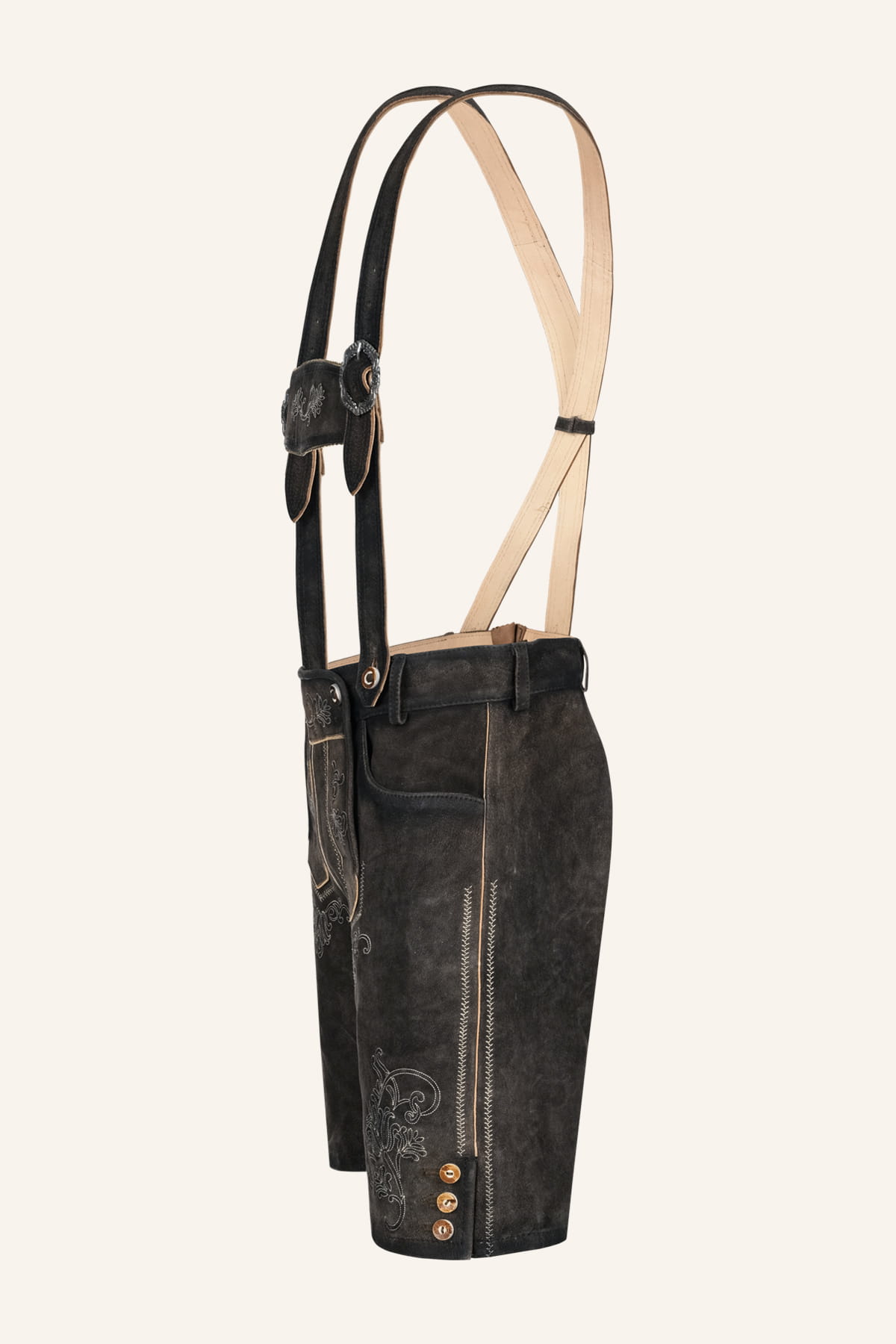 Lederhose Werno met bandjes