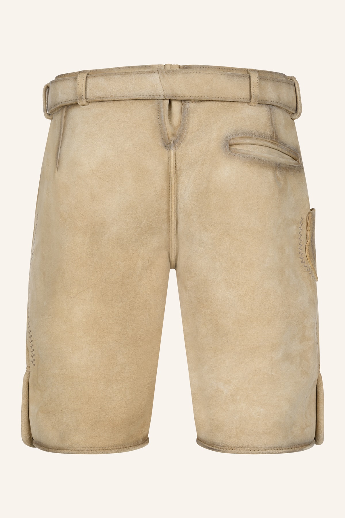 Lederhose Thaddeus met riem