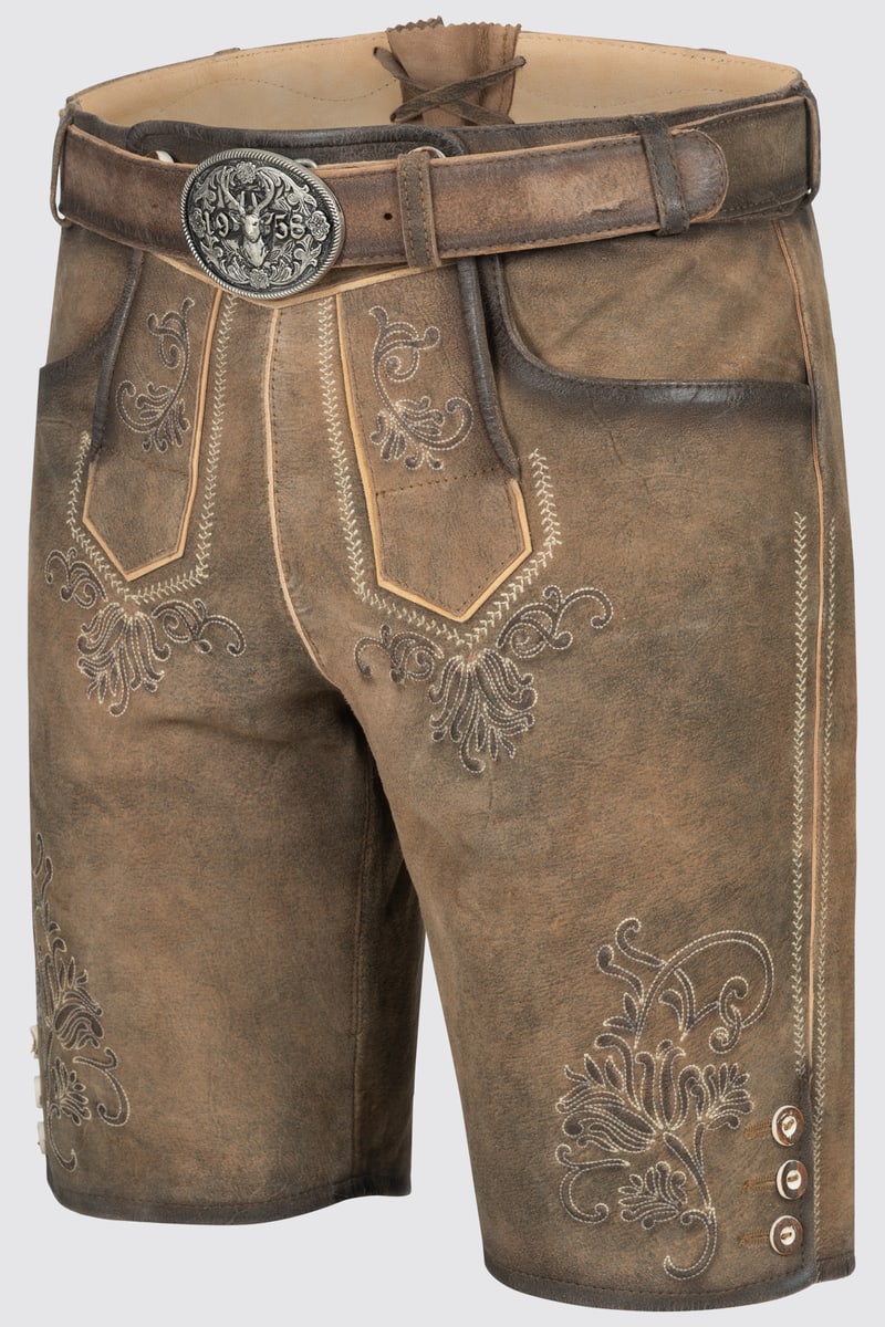 Lederhose Bentje met riem