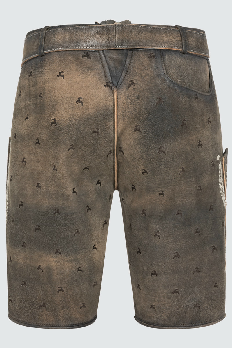 Lederhose Lukas met riem