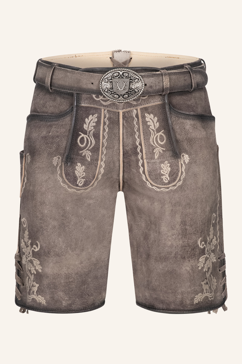 Lederhose Ulli met riem