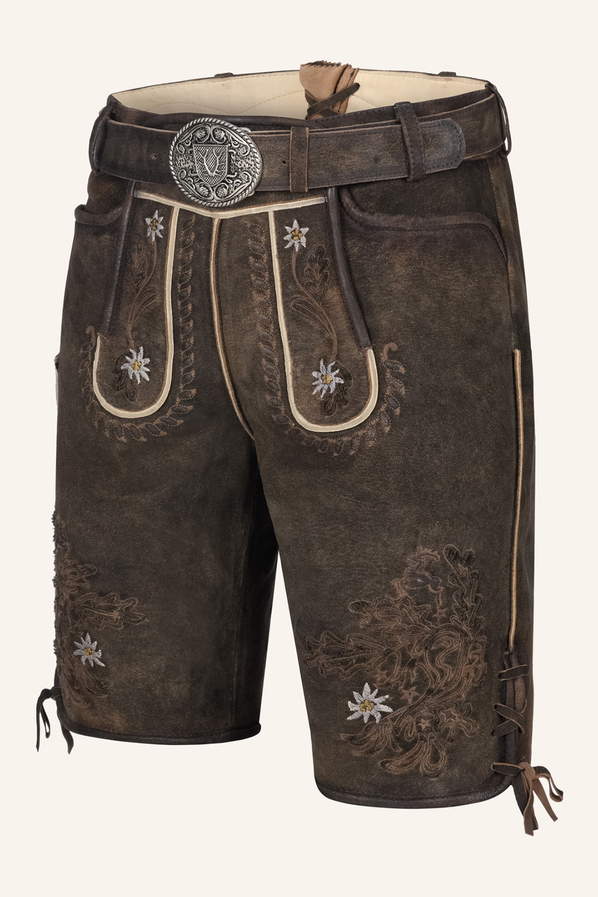 Lederhose Leny met riem