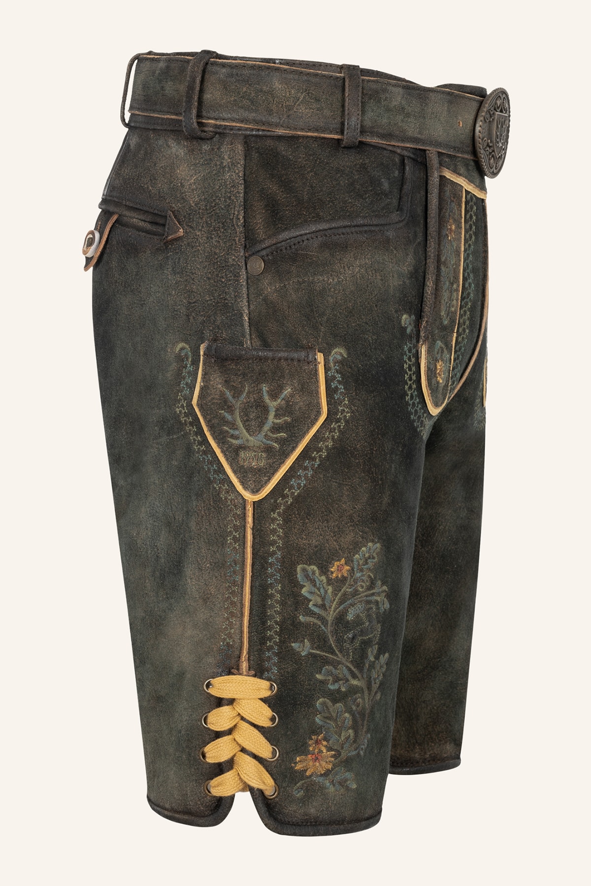 Lederhose Charlie met riem