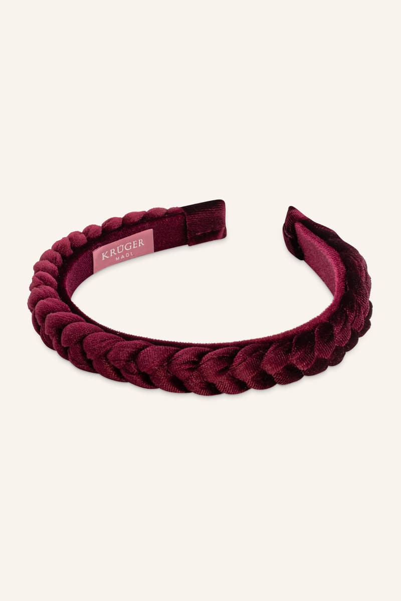 Smalle fluwelen haarband