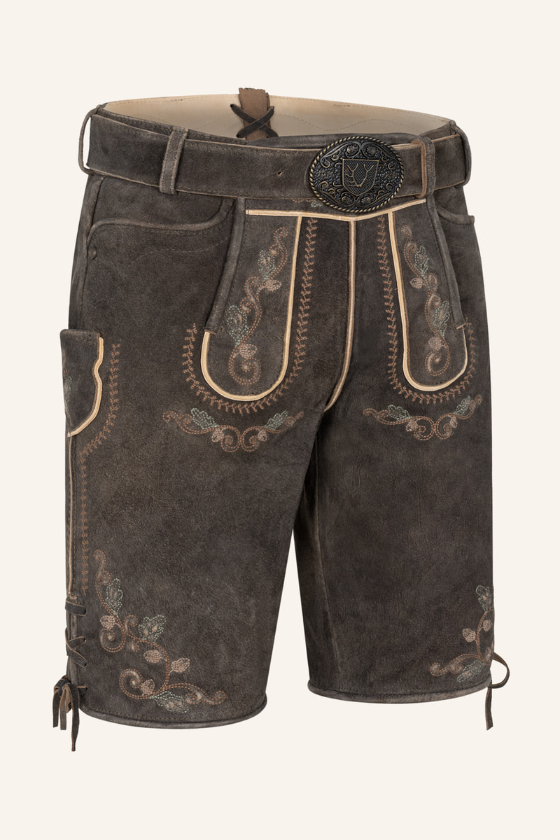 Lederhose Emir met riem