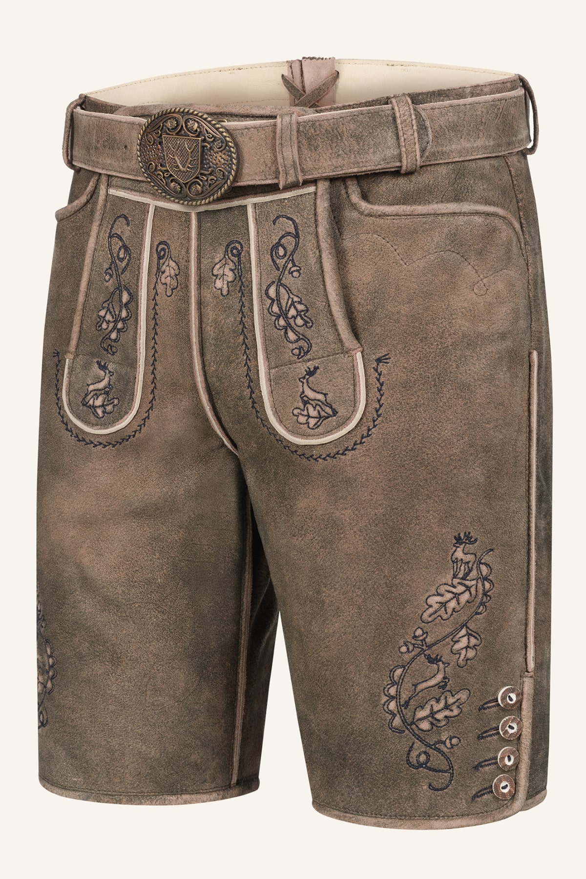 Lederhose Gildo met riem