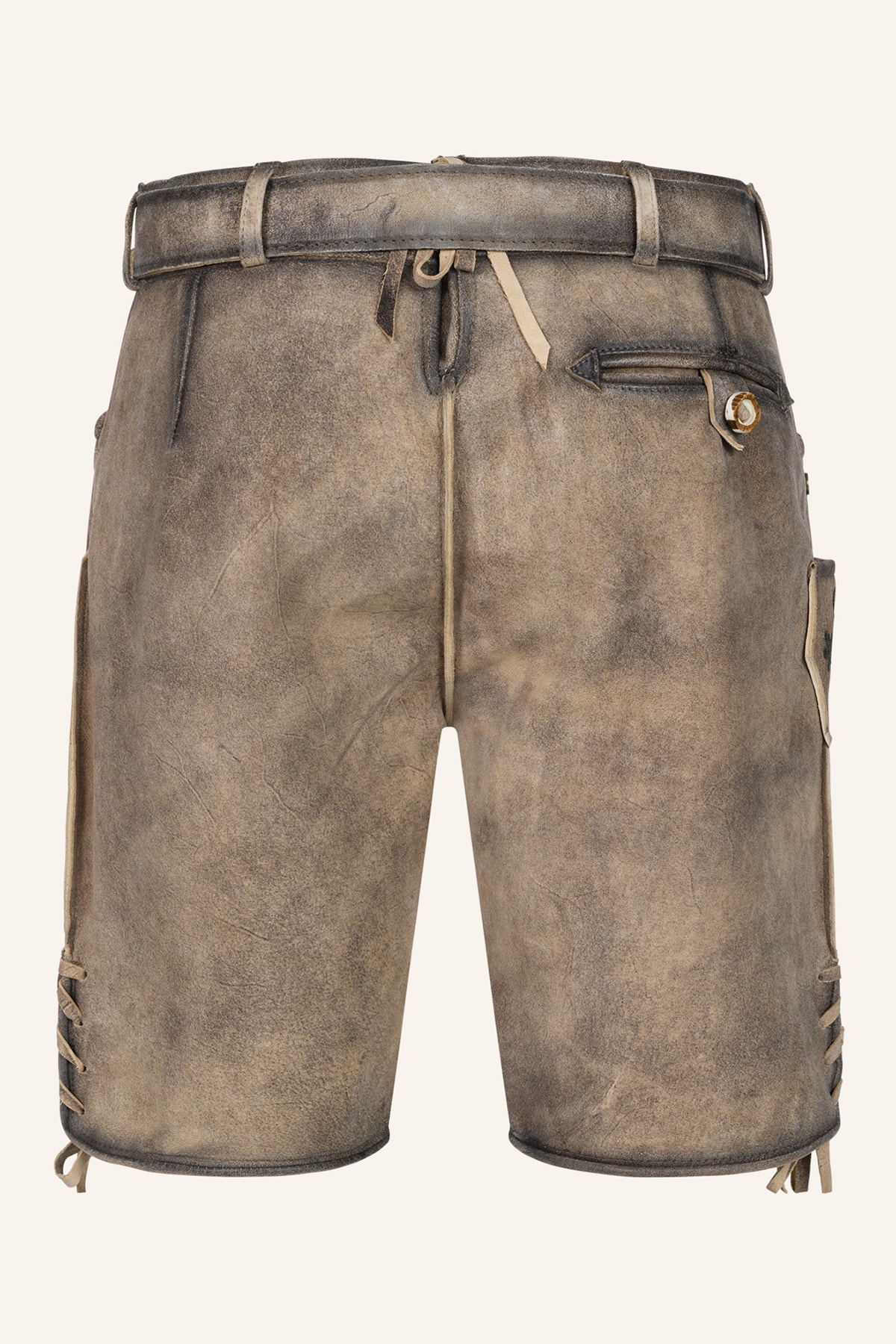 Lederhose Melo met riem