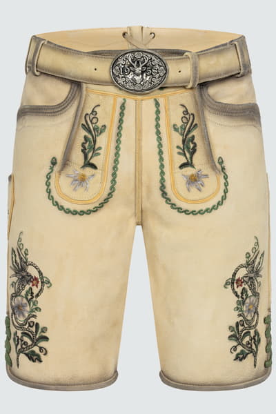 Lederhose Darian met riem