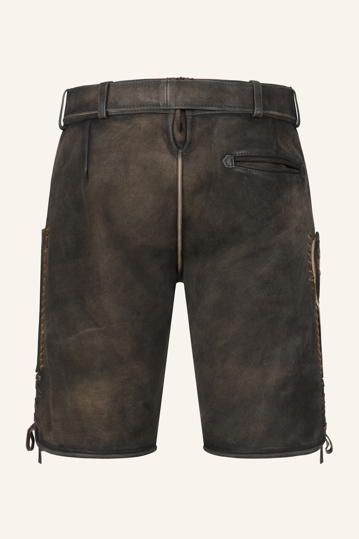 Lederhose Elliot met riem