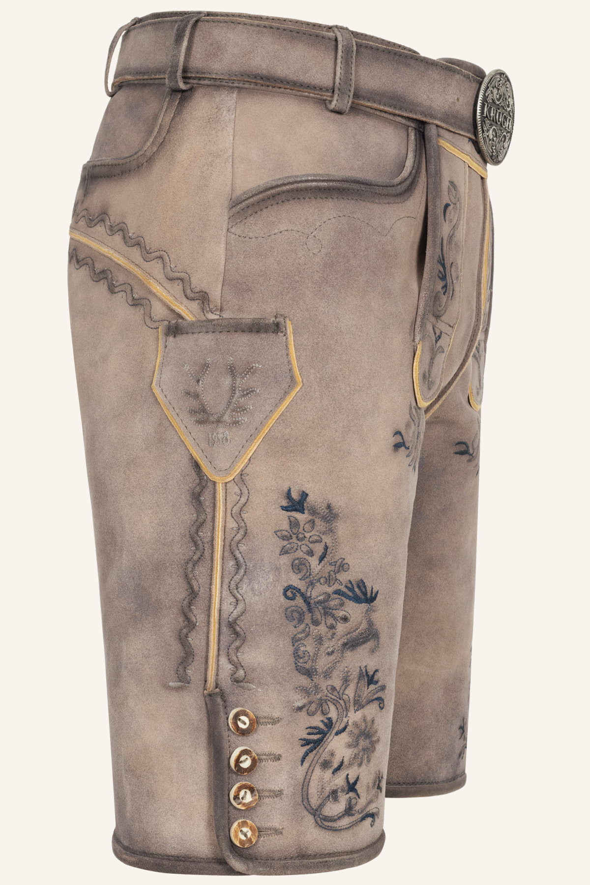 Lederhose Juan met riem