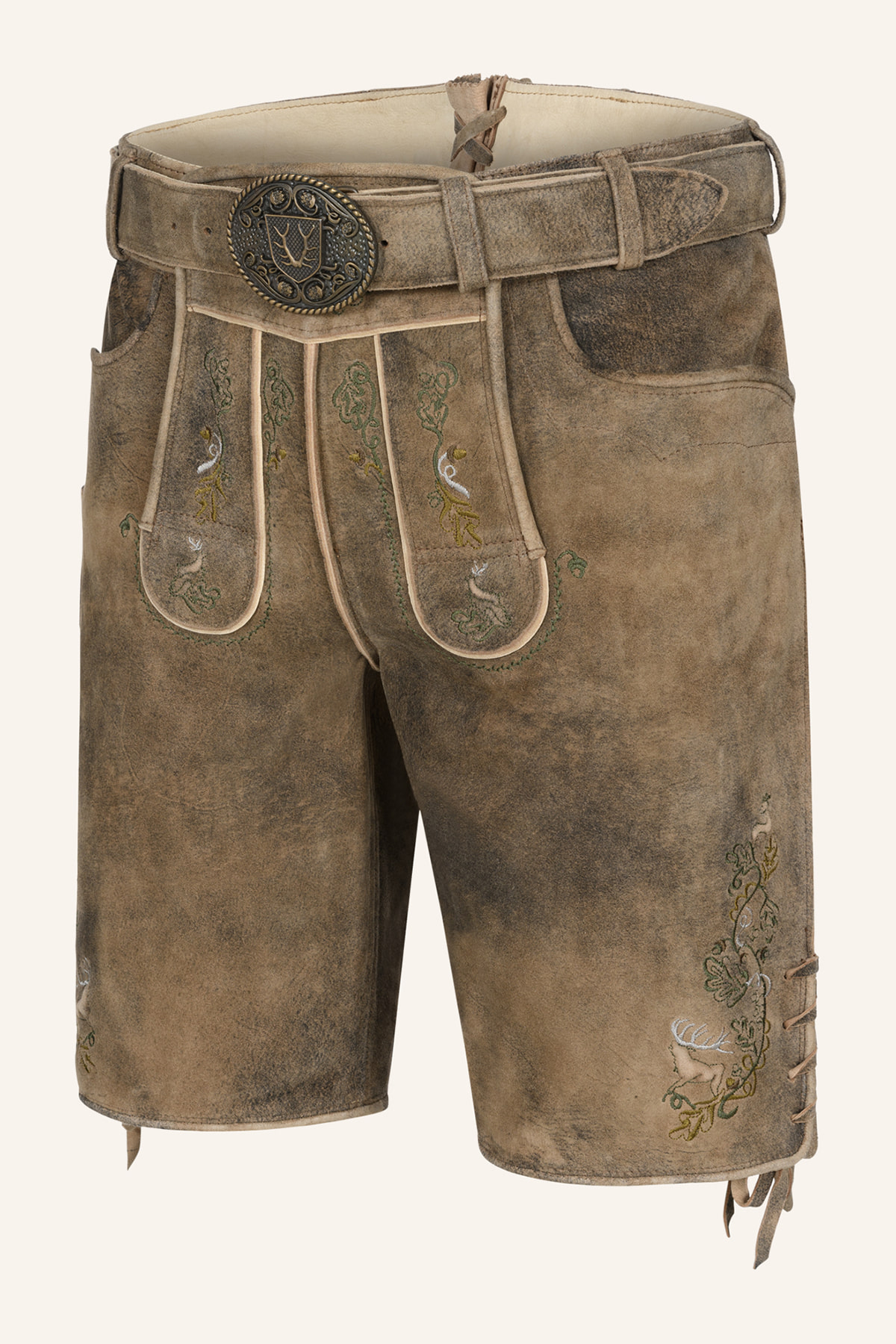 Lederhose Micah met riem