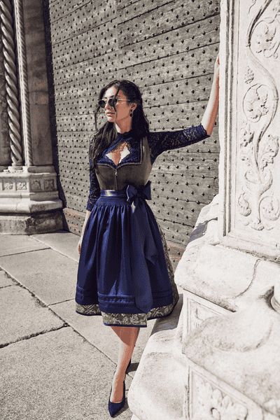 Dirndl Viktualienmarkt Vrouw Kostuum ==> Feestwinkel XL